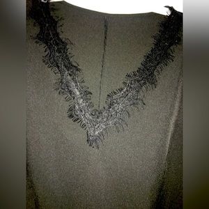 SHEIN curve, black dressy top with bell sleeves 2xl